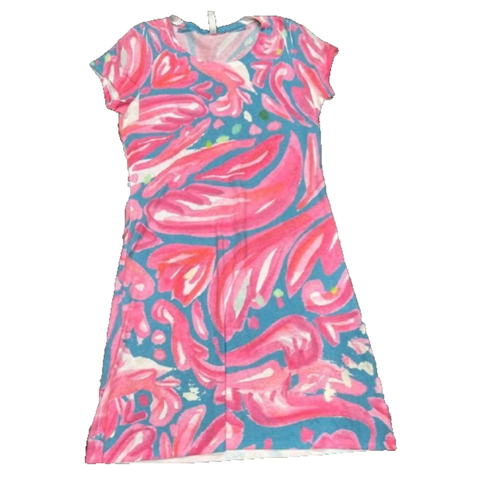 Whimsy Rose Tee Dress multicolor Y2K preppy Pink Small A005493